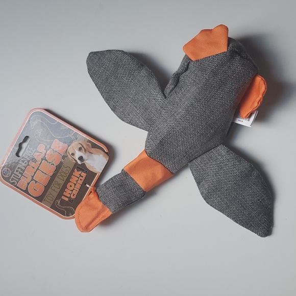 European Home Designs Stuffing Free Burlap Geese Honks & Crinkles-OS - Picture 3 of 5